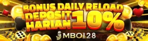 Kejar Bonus Harian! Dapatkan Daily Reload Tiap Kali Deposit